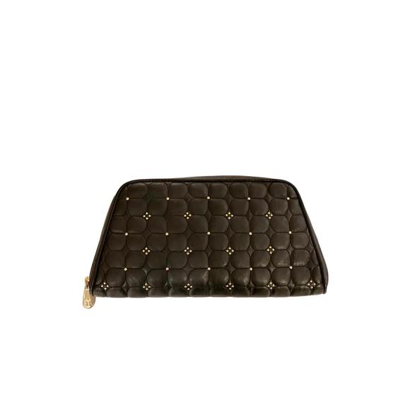 BCBGMAXAZRIA - Black Leather Clutch